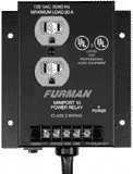 Furman MP-15 Power Relay Accessory, 15 Amp, Two Outlets, Remote Turn-on from Momentary or Maintained Contact Switches