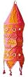 ShalinCraft Lampshades Multicolored Applique Embroidered Fabric Indian-Style (clamp080)