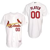 MLB Men's St. Louis Cardinals Authentic Jersey Personalized (White, 52/XX-Large)