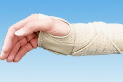 Core Ambidextrous Cock-Up Wrist Splint Brace - Beige