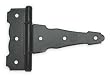 Battalion 1WBH2 T Hinge, Heavy, Steel, Black