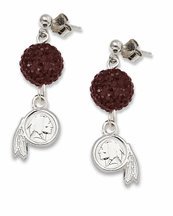 Washington Redskins Ovation Crystal Earrings
