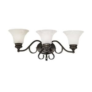 Kenroy Home 91393BBZ Wynwood 3-Light Vanity, Burnished Bronze by Kenroy Home