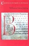 William of Saint Thierry: Exposition on the Epistle to the Romans (Cistercian Fathers Series)