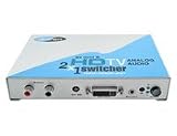 Gefen ex-tend-it 2x1 HDTV Analog Audio Switcher - Video/audio switch - 2 ports - external