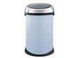 Touch bin 50 L soft blue