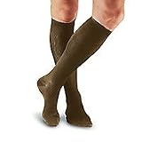 FootSmart Men's Cotton/Nylon Moderate Support Over-the-Calf Socks