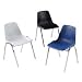 HON1001BLU - Stacking Chair, 19-1/4x19-7/8x30-1/2, 4/CT, Blue