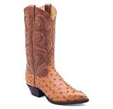 Men's Tony Lama 13 Full Quill Ostrich Western Boots