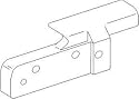 New Draw Bar Support Bracket AR96599 Fits JD 4050E 4250