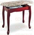 Coaster Vanity Stool with Storage in Cherry - 3132