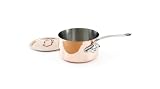 Mauviel M'Heritage M150S 6110.13 Copper 0.9-Quart Saucepan with Lid, Cast Stainless Steel Handles. Mauviel M'Heritage M150S 6110.13 Copper 0.9-Quart Saucepan with Lid, Cast Stainless Steel Handles.