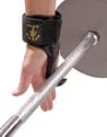 Golds Gym Hook Lifting Strap Black Nylon (Pair)