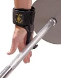 Golds Gym Hook Lifting Strap Black Nylon (Pair)