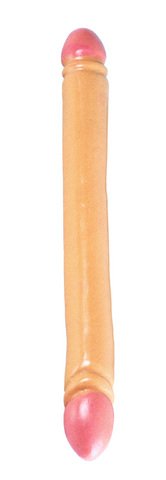 18 inch ivory smooth double dildo