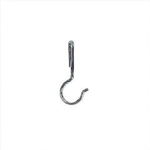 Round or Bookshelf Pot Rack Eye Hooks Color: Brass-plated