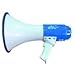 3 Tone Handheld Megaphone, 12VDC, Blue