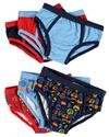 from Bright Bots Bright Bots Little Wundies Cotton Boys Briefs Size 2-3 Years (6 Pack)