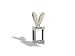 14K White Gold Genuine Emerald-cut White Topaz Pendant