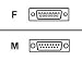 LINE CABLE  6FT DA15S TO-DA15P