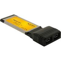 DeLock FireWire Karte 66205 Controller Express Card 2 x FireWire extern Preisvergleich