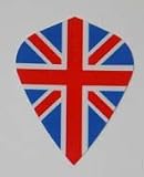 5 Sets - UNION JACK ENGLAND - Hard Poly flights