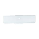 Sea Gull Lighting 4453-15 Two-Light Vanity, White Finish with White Ceramic Glass