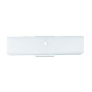 Sea Gull Lighting 4453-15 Two-Light Vanity, White Finish with White Ceramic Glass by Sea Gull Lighting