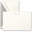 Engraved Silver Thank You Cards