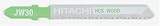 Hitachi 725386 3-Inch Steel Straight Cut For Wood Jig Saw Blade - 5 Pack