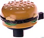 Dimension Burger bell w/sesame bun and mustard ooze
