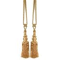 Pair of Gold Charlotte Tassels