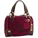 AUTHENTIC JUICY COUTURE DAPHNE TASSEL VELOUR SATCHEL 1258 (Grappa/Wine)