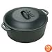 Lodge Logic Pre-Seasoned 5-Quart Dutch Oven with Loop Handles