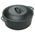 Lodge Logic Pre-Seasoned 5-Quart Dutch Oven with Loop Handles