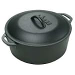SAVE $14 - Lodge Logic Pre-Seasoned 5-Quart Dutch Oven with Loop Handles $29.99