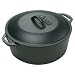 Lodge Logic Pre-Seasoned 5-Quart Dutch Oven with Loop Handles