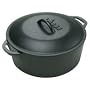 Lodge Logic Pre-Seasoned 5-Quart Dutch Oven with Loop Handles