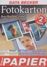 Produkt-Bild: Data Becker Original-Papier, Fotokarton, beidseitig hochgl&auml;nzend