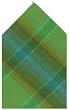 Durable Hand Woven 100% Cotton Green, Blue Plaid Napkins 22x22 Inches Set of Six