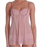 Diesel Womens Haundrey Babydoll Night Gown, Light Pink, Medium