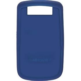 BlackBerry Silicone Rubber Gel Skin Case Cover Wrap for BlackBerry Tour 9630 (Dark Blue) [Bulk Packaging]