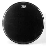 Remo Black Max Crimped Marching Snare Drum Head, Ebony 14 Inches