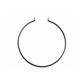 Vintaj Natural Brass Creative Hoop For Earrings / Bangle Bracelet 67mm (1)