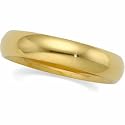 18K Yellow Gold Comfort Fit Band - 4mm