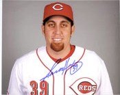 Signed Harang, Aaron (Cincinnati Reds) Signd 8x10 Photo