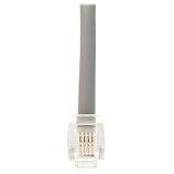 Tripp Lite P410-007-SR Fax Modem Silver Flat Patch Cable RJ11M M - 7ft by Tripp Lite