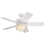 Monte Carlo Fan White Designer Supreme II Medium Room Ceiling Fan