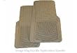 WeatherTech W36TN Floor Mats,  Front rubber, Mercedes S55 01-04, Tan