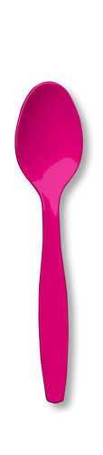 Hot Magenta Cutlery (Prem) (12pks Case)